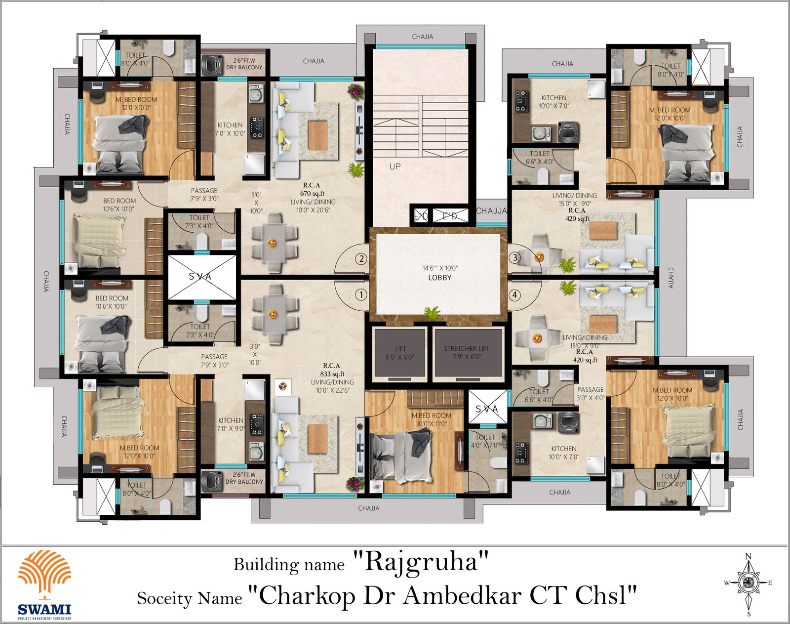 Rajgruha Sale Plan & Layout