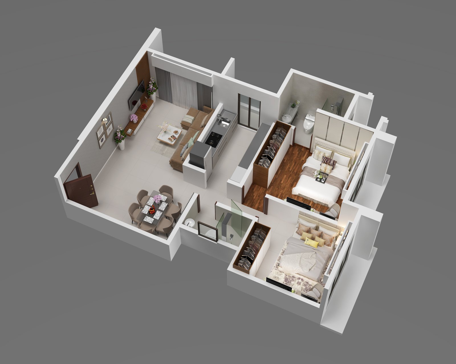 Rajgruha Building Perspective